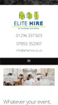 Mobile Screenshot of elitehire.co.uk